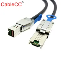 Zihan SF-067 External Mini SAS 4x SFF-8088 to mini sas High Density HD SFF-8644 data server Raid Cable 50cm