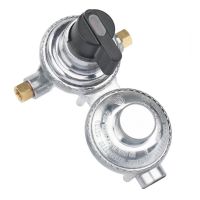 2-Stage Automatic Changeover LP Propane Gas Regulator, 1/4 Inch SAE Inverted Flare for RV Camper Trailer Car