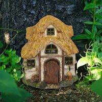 Miniature Mini ไม้ประตู Fairy Gnome ประตูกล้องจุลทรรศน์รูปปั้น Home Yard Art ต้นไม้ประติมากรรมเครื่องประดับตกแต่งสวนกลางแจ้งแบน-ogfhdsd