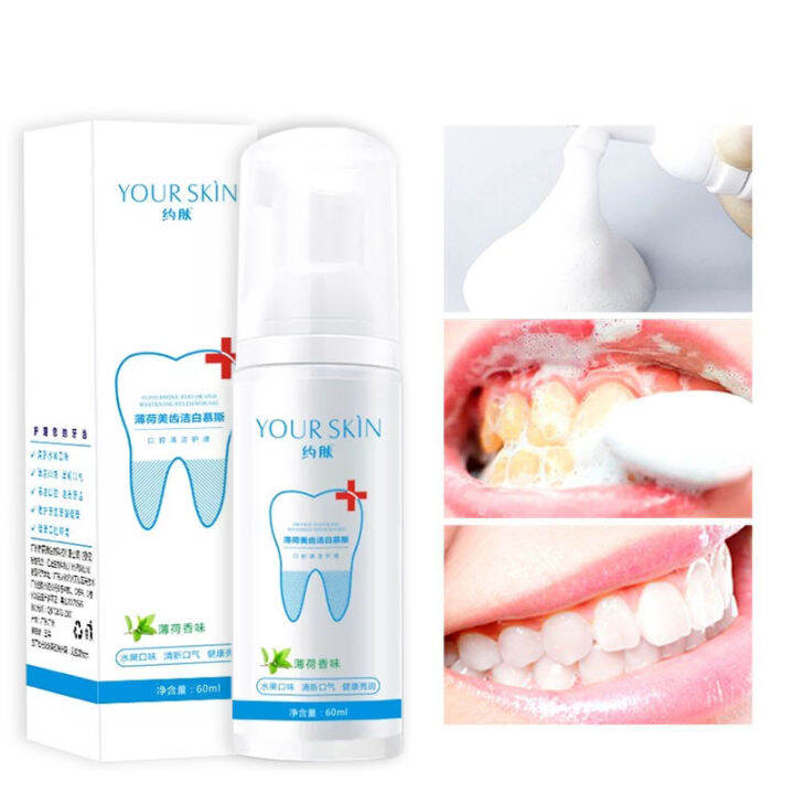 Cleaning Teeth Whitening Mousse Toothpaste Dental Oral Hygiene Remove
