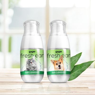 Gager น้ำยาเช็ดหูแมว/หมา โลชั่นทำความสะอาดหู สำหรับแมว ช่วยลดกลิ่น ป้องกันไรหู 50 ml.