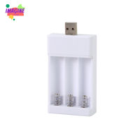 Imagine เครื่องชาร์จแบตเตอรี่ Usb 1.2V กล่องชาร์จ3ช่องดับเบิลเอทริปเปิลเอเครื่องชาร์จแบตเตอรี่ชาร์จ Ni-Cd แบบชาร์จไฟได้สำหรับของเล่นเด็ก【cod】