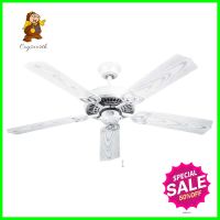 พัดลมไม่มีโคมไฟ STARLIGHT MS-22-WH-ABS 52 นิ้วCEILING FAN STARLIGHT MS-22-WH-ABS 52" **มีบริการชำระเงินปลายทาง**