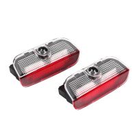 2Pcs LED Car Door Lamp Logo Projector Light For Skoda Superb 2009 2010 2011 2012 2013 2014 2015 2016 2017 2018 Auto Accessories Bulbs  LEDs HIDs