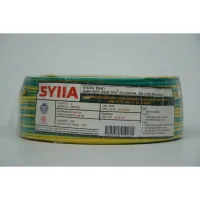 "sale"SYIIA สายไฟ IEC01 THW 1x1.5 Sq.mm. 30m. สีเขียว/เหลือง"ส่งด่วนทุกวัน"