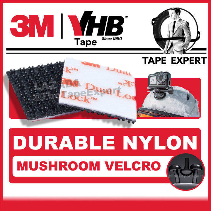 [TapeExpert] 3M Dual Lock Mushroom Velcro SJ3551 Nylon Velcro Heavy