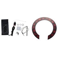 1x Guitar Preamp Amplifier Equalizer EQ 4-Band EQ Preamp Acoustic Piezo 7545R &amp; 1 Pcs Soundhole Rosette Decal Sticker