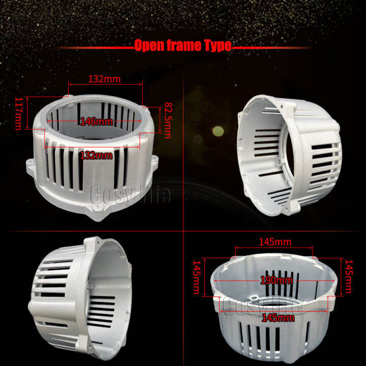 อลูมิเนียมเงียบยึดด้านหน้าสำหรับ5-8kw-186f-188f-192f-4จังหวะอากาศเย็นเครื่องกำเนิดไฟฟ้าดีเซลเครื่องยนต์ขับเคลื่อน-kama-kipor-เครื่องกำเนิดไฟฟ้า