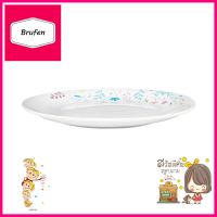 จาน PORCELAIN 10" KECH CHEERFUL LEAFPORCELAIN PLATE KECH CHEERFUL LEAF 10IN **บริการเก็บเงินปลายทาง**