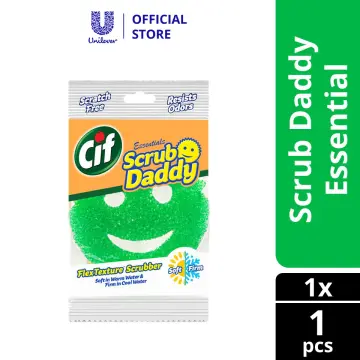  Scrub Daddy OG + Cif All Purpose Cleaning Cream, Lemon - Multi  Surface Household Cleaning Cream Scratch-Free Multipurpose Dish Sponge :  Health & Household