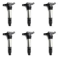 6 Piece Ignition Coils Car Accessories LR002954 30684245 306842450 Black for LR2 S60 S80 V70 XC60 XC70 -L6-3.0L 3.2L