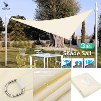 5x5x5M 2x2x2M Beige Shade Sail 98UV Block Canopy Tent For Outdoor Facility&amp;Activities Patio Garden Backyard Awning Sun Shelter