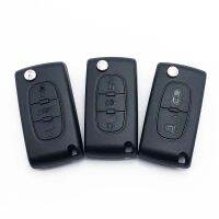 Key SHELL สำหรับ Peugeot 206 407 307 607สำหรับ Citroen C2 C3 C4 C5 C6 REMOTE Car Key Case SHELL FOB ใบมีด VA2 CE0523