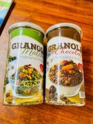500g ngũ cốc Granola VỊ NƯỚNG MẬT ONG Ăn kiêng không đường đóng hũ pet