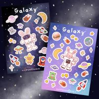 สติกเกอร์ galaxy สติกเกอร์กาแลกซี่ สติกเกอร์น่ารัก สติกเกอร์ตกแต่งสมุด cute sticker