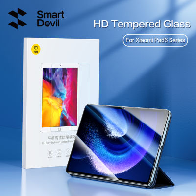 SmartDevil แผ่นป้องกันหน้าจอแท็บเล็ตสำหรับแผ่น Xiaomi Pad 6 Pro 11 inch Mi pad 6 Max 14 inch Tempered Glass Film แก้วอุณหภูมิสูงสุดป้องกันแสงสีเขียวใสแบบเต็มจอ