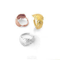 Aztique แหวนขนนก Feather Ring Handmade Adjustable Ring Jewelry Gifts sa