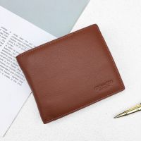 กระเป๋าสตางค์สีดำพับได้แบบแฟชั่นบัตรโค้ชแฟชั่นหลายกระเป๋าเงินใส่บัตรกระเป๋าสตางค์74991KSKUENDUJEE ช่องเสียบสั้น