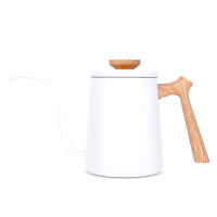 600ML Stainless Steel Coffee Pot Coffee Dripper Pot Kettle Water Jug Large Moka Maker Espresso Barista Coffeeware Tool