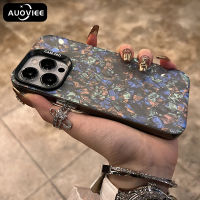 เคสโทรศัพท์เนื้อลายเปลือกหอยหรูหรา AUOVIEE สำหรับ iPhone 11 12 13 14 Pro Max X Xs Max XR เคสเคสกันกระแทกมือถือ