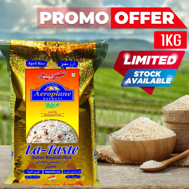 Aeroplane Basmati Rice Low Fat Cholesterol Free 1kg Lazada PH