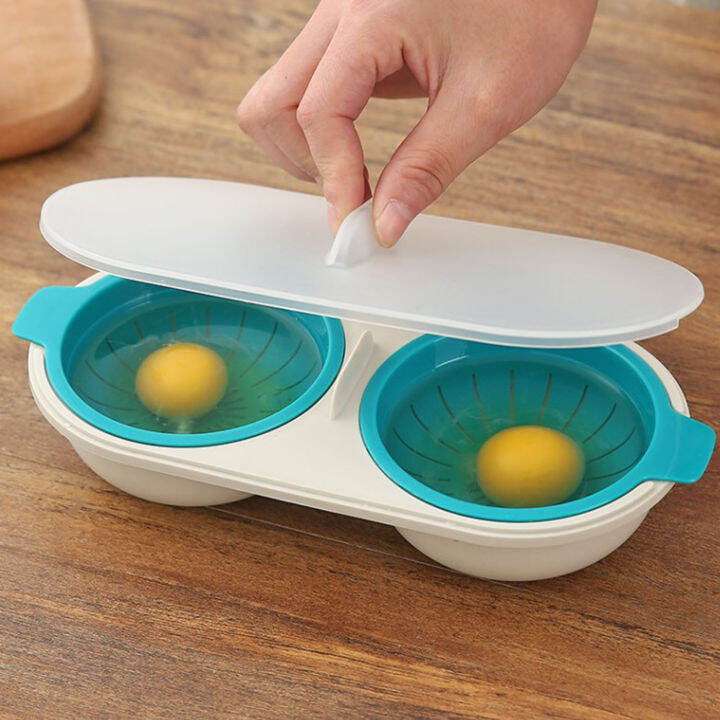 microwave eggs poacher double cup egg