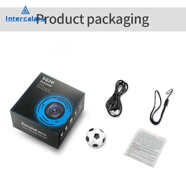 Mini Football HD 1080P WIFI Mini Camera Waterproof Shell CMOS Sensor Night Vision Recorder