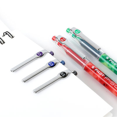 6Pcs Pilot gel pen BL-P500 needle pen tip 0.5mm large capacity student writing business office signature water-based pen