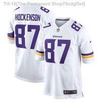 ▧✶☬ Cross-border NFL Minnesota Vikings Vikings football uniform No. 87 T.J. Hockenson jersey mens