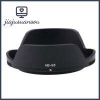 JIAJUSUANSOU HB-98 52มม. กล้อง ABS สีดำเลนส์ฮูดม่านบังแดดเลนส์ใช้งานได้จริงป้องกันแสงสะท้อนฝาครอบสำหรับ NIKON Z24-50mm F4-6 3อุปกรณ์เสริมกล้อง