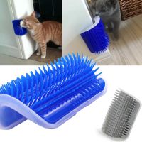 Cat Self Groomer Brush Pet Grooming Supplies Hair Removal Comb for Cat Dog Hair Shedding Trimming Cat Massage Device with catnip Brushes  Combs