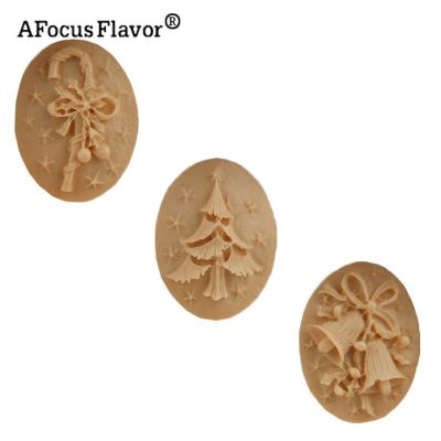 ；【‘； 3D Christmas Tree Bell Shape Christmas Theme Wedding Gift Silicone Handmade Stencil Natural Soap Mold Chocolate Baking Tools