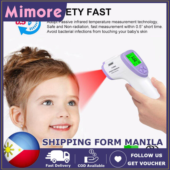 DT8806C IR Infrared Digital Thermometer LCD NonContact Forehead Baby