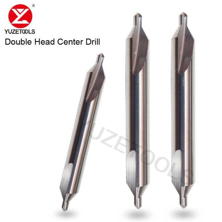 yuzetools-cnc-carbide-spot-center-drill-bits-set-60-degree-angle-center-drill-bits-ชุดเครื่องมือ-countersink-สําหรับงานโลหะกลึง