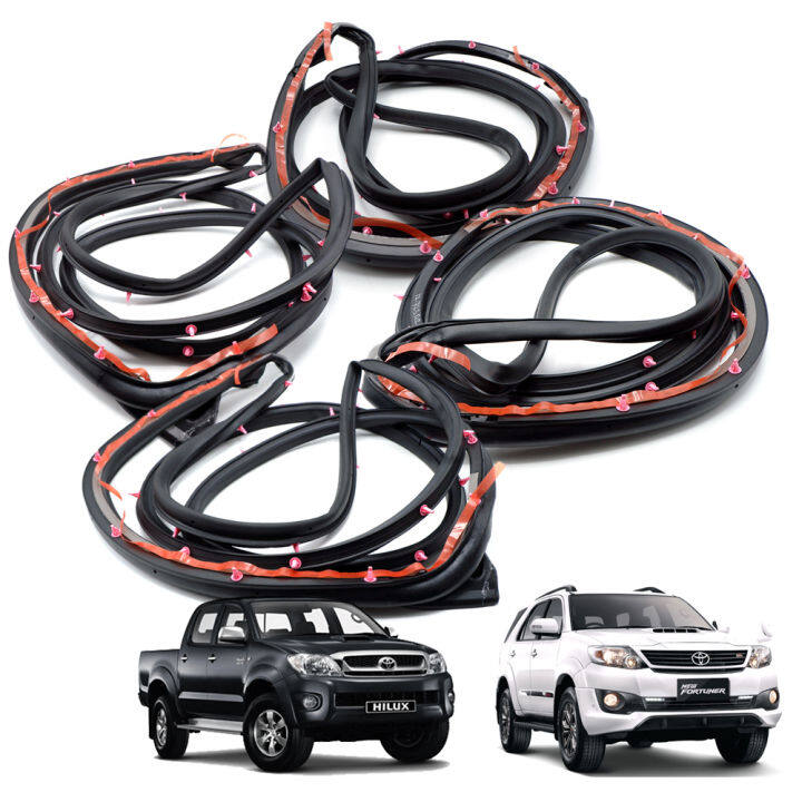 ยางขอบประตู-ชุด-4-ประตู-สี-black-hilux-vigo-fortuner-toyota-4-ประตู-ปี2005-2013-ขนาด-3x2x188-มีบริการเก็บเงินปลายทาง