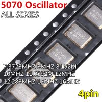 5pcs OSC 5070 crystaloscillator 4p 5x7MM oscillator 5*7mm 7.3728MHZ  8MHZ 8.192M 10MHZ 11.0592M 12MHZ 12.288MHZ 13MHZ 16MHZ WATTY Electronics