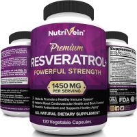 Nutrivein Resveratrol - 1450 MG 120 Capsules