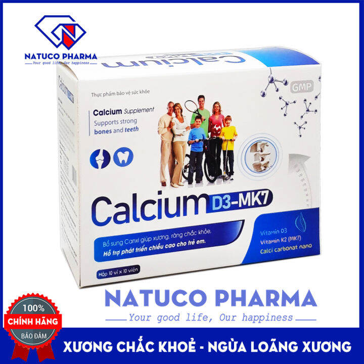 Viên Uống Bổ Sung Canxi Calcium D3 Mk7 Bổ Sung Canxi Vitamin D3 K2