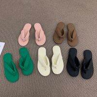 COD 2023 new flip-flops women wear flat-soled thick-soled ins fashionable and comfortable sandals in summer
