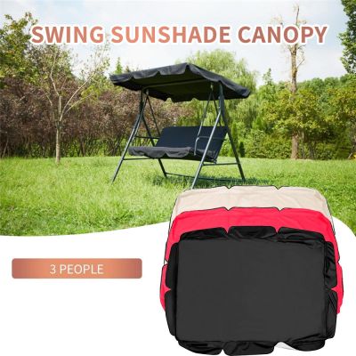 Patio Water Dustproof Canopy Cover Sun Swing Canopy Hammock 3 Canopy Yard Seat Top Seater Proof ผ้าคลุมเก้าอี้กลางแจ้งสำหรับ