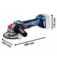 Bosch ใบเลื่อยเครื่องขัดมุมไร้สาย GWX180-LI 125มม.,เครื่องมือไฟฟ้าบดไฟฟ้าไร้สายเปลี่ยนได้รวดเร็วไร้แปรงถ่าน