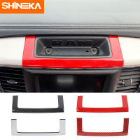 SHINEKA Interior Accessories Car Central Console Storage Compartment Decoration Cover Stickers For Dodge Ram 1500 2010-2017