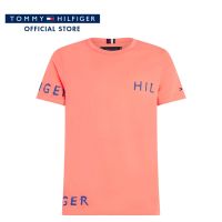 Tommy Hilfiger เสื้อยืดแขนสั้นผู้ชาย รุ่น MW0MW31536 TKL - สีชมพู