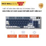 Bàn Phím Cơ Bluetooth Không Dây BASIC BK98 Linear Blue Red Brown Switch 98