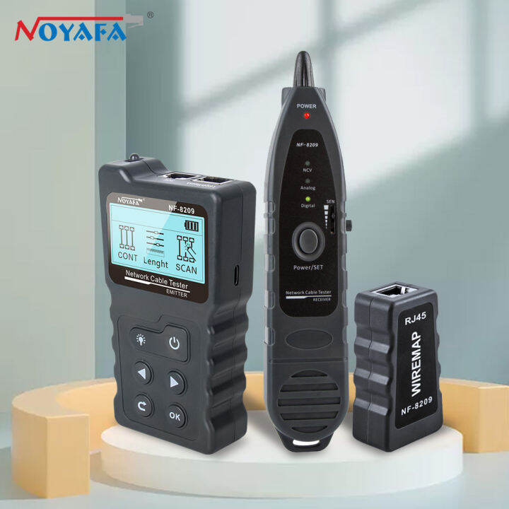 NOYAFA NF-8209/NF-488 Network Cable Tester POE Wire Checker Cat5 Cat6 ...