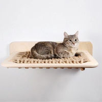 Cat Hammock Hanging Bed Wall Mounted Cat Tree Bed Mat Durable Practical Climbing Frame Wall Platform Cat Sofa Furniture