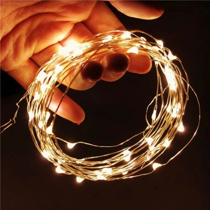 2m-5m-20m-200-leds-starry-string-battery-lights-fairy-micro-led-transparent-copper-wire-for-party-christmas-wedding-9-colors