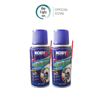 Chain Lube Spray 250ml, Motorcycle and Bike wax, Koby M-301, PTFE