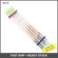 IPTY 10ชิ้น ล็อต Fish FLOAT wood Fishing FLOAT Fishing Tackle เครื่องมือสำหรับปลาลอย