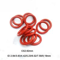 US Standard Red VMQ Silicone O Ring Gasket Rubber Washer Cs62mm ID 2.84Mm 9.19Mm Food Grade Silikon O Ring Gasket Karet